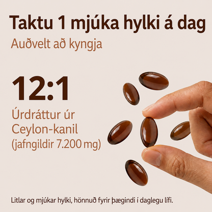 Ceylon Cinnamon 7200mg Equivalent with MCT Oil