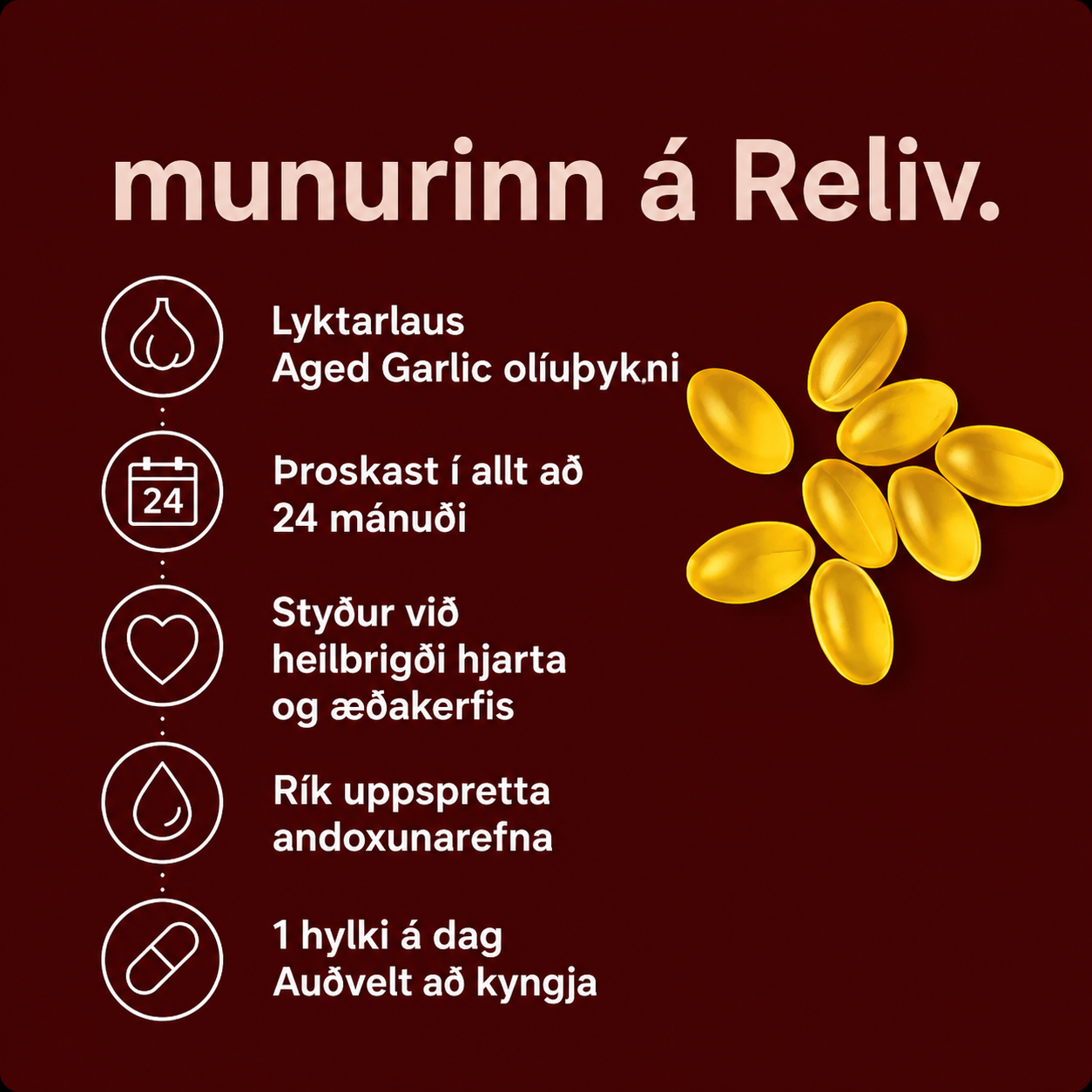Reliv Aged Garlic Extract