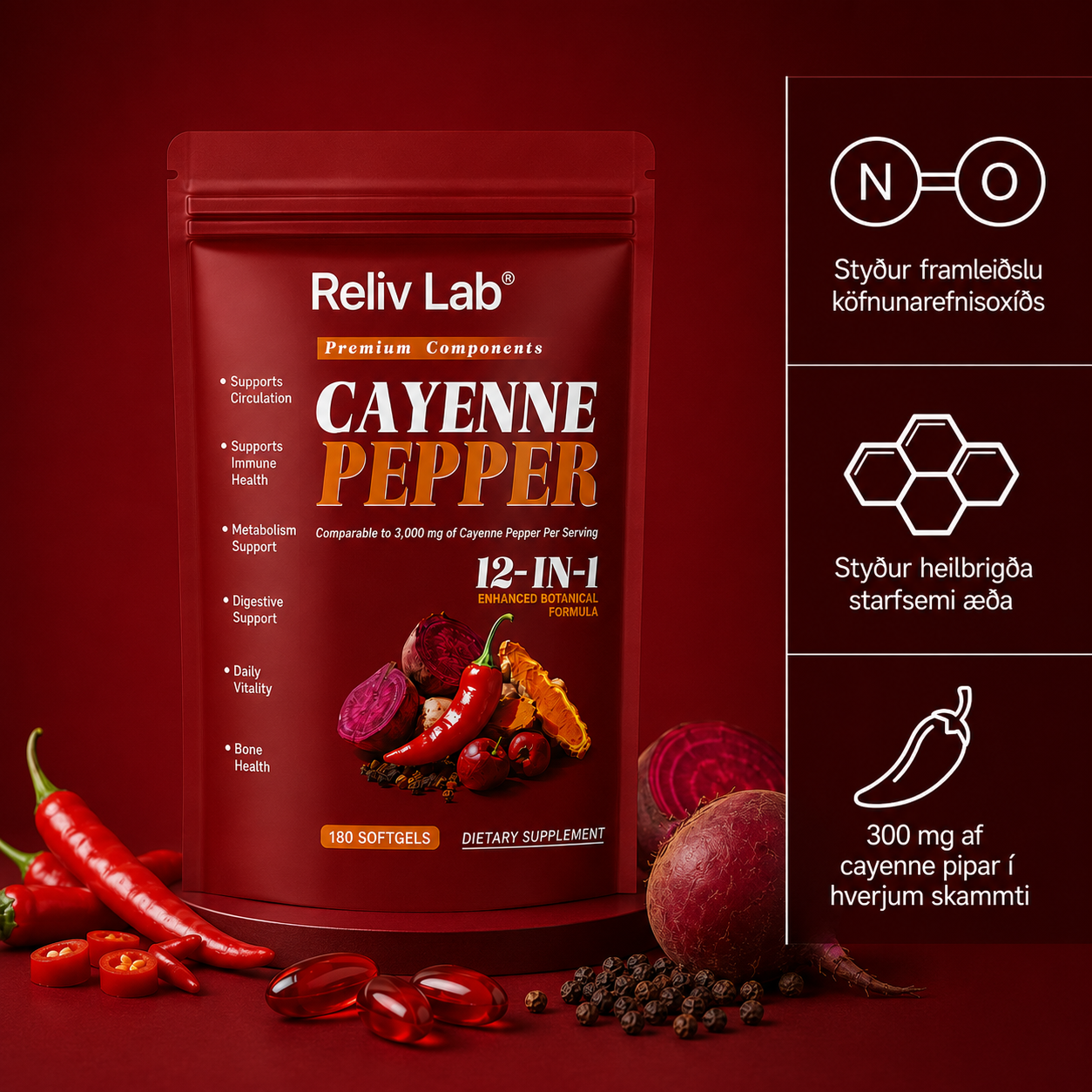 Reliv Lab Cayenne Pepper